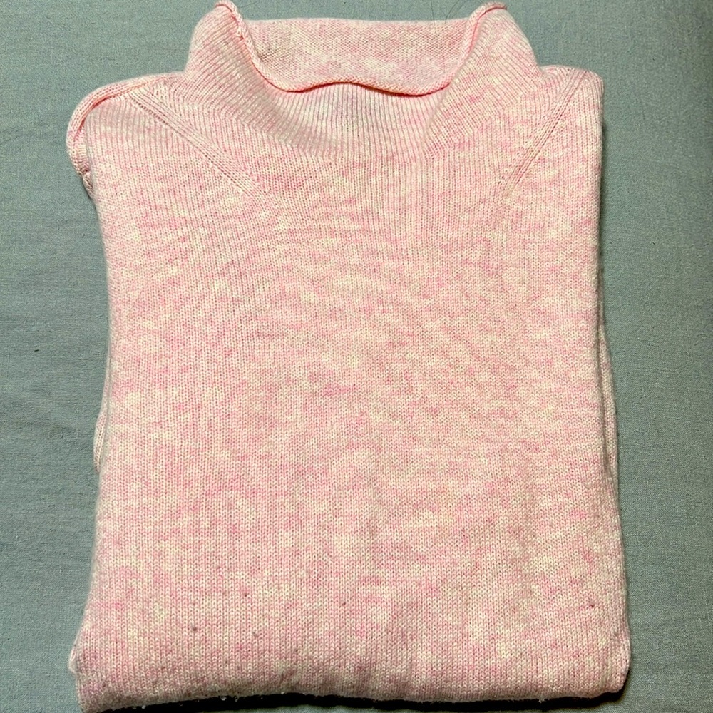 J Crew funnel neck cashmere/wool sweater, M